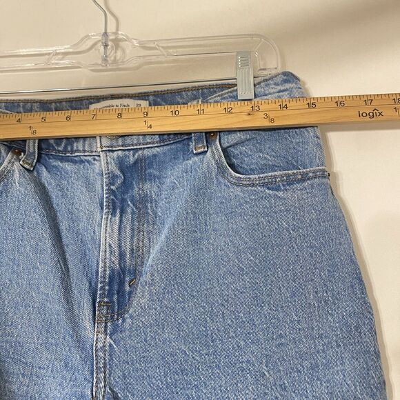 Abercrombie & Fitch Jeans Women 29/8 Blue 90s Straight Ultra High Rise Classic - Picture 4 of 13